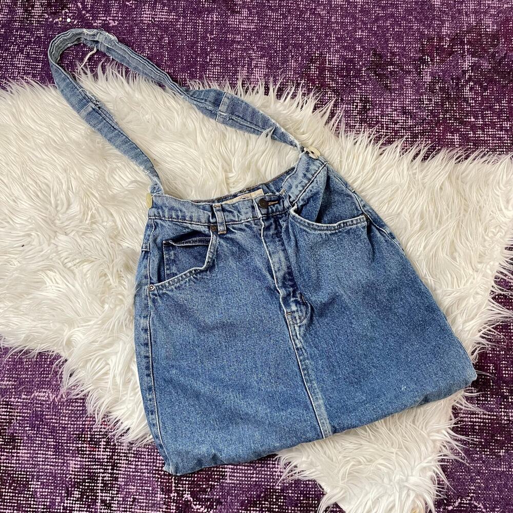Handmade upcycled denim jean tote bag vintage gap